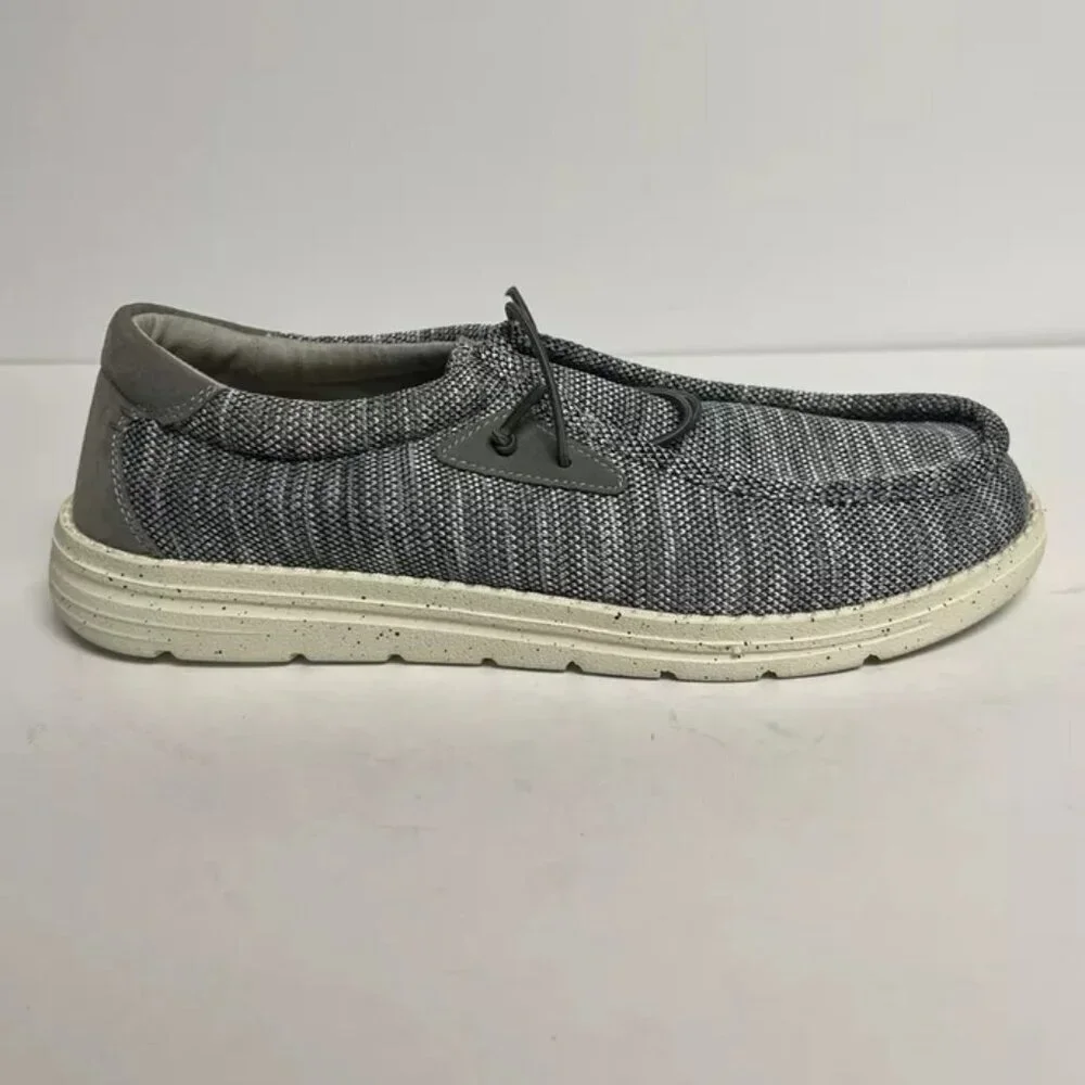 Bruno Marc Men's Slip On Loafer Grey Size 10.5M